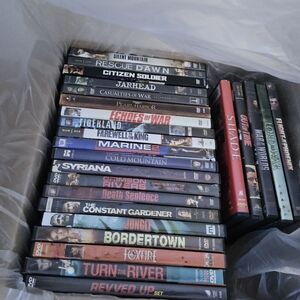Lot of 25 Used Movie DVDs Assorted Action Adventure Thriller Bulk Bundle